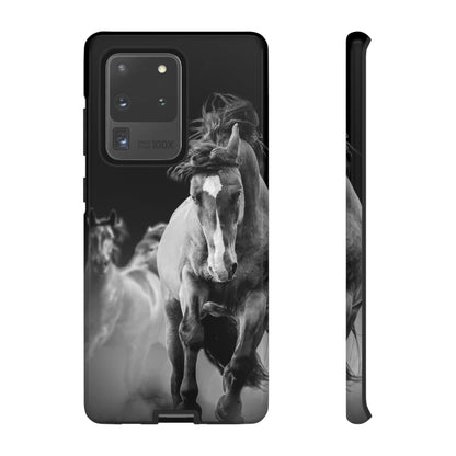 CASEBOB Phone Case Samsung Galaxy S20 Ultra / Glossy Wild Horses Android Case (Protective)