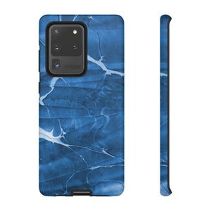 CASEBOB Phone Case Samsung Galaxy S20 Ultra / Matte Ebru Blue Android Case (Protective)