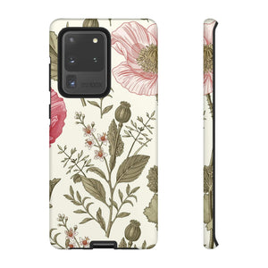 CASEBOB Phone Case Samsung Galaxy S20 Ultra / Matte Poppy Purple Vintage Flower Samsung Case (Protective)