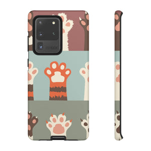 CASEBOB Phone Case Samsung Galaxy S20 Ultra / Matte Vintage Cat Paw Android Case (Protective)