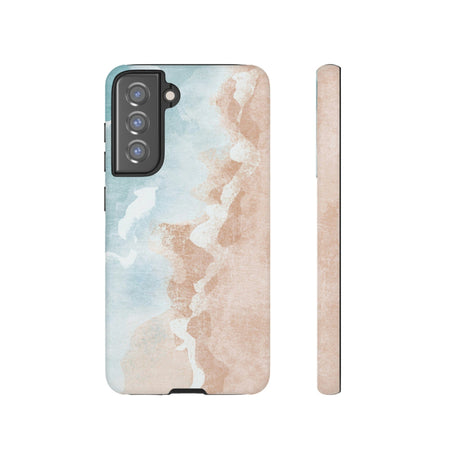 CASEBOB Phone Case Samsung Galaxy S21 FE / Matte Boho Sea Beach Android Case (Protective)