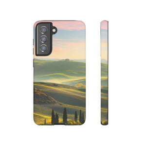 CASEBOB Phone Case Samsung Galaxy S21 FE / Matte Tuscany Sundown Android Case (Protective)