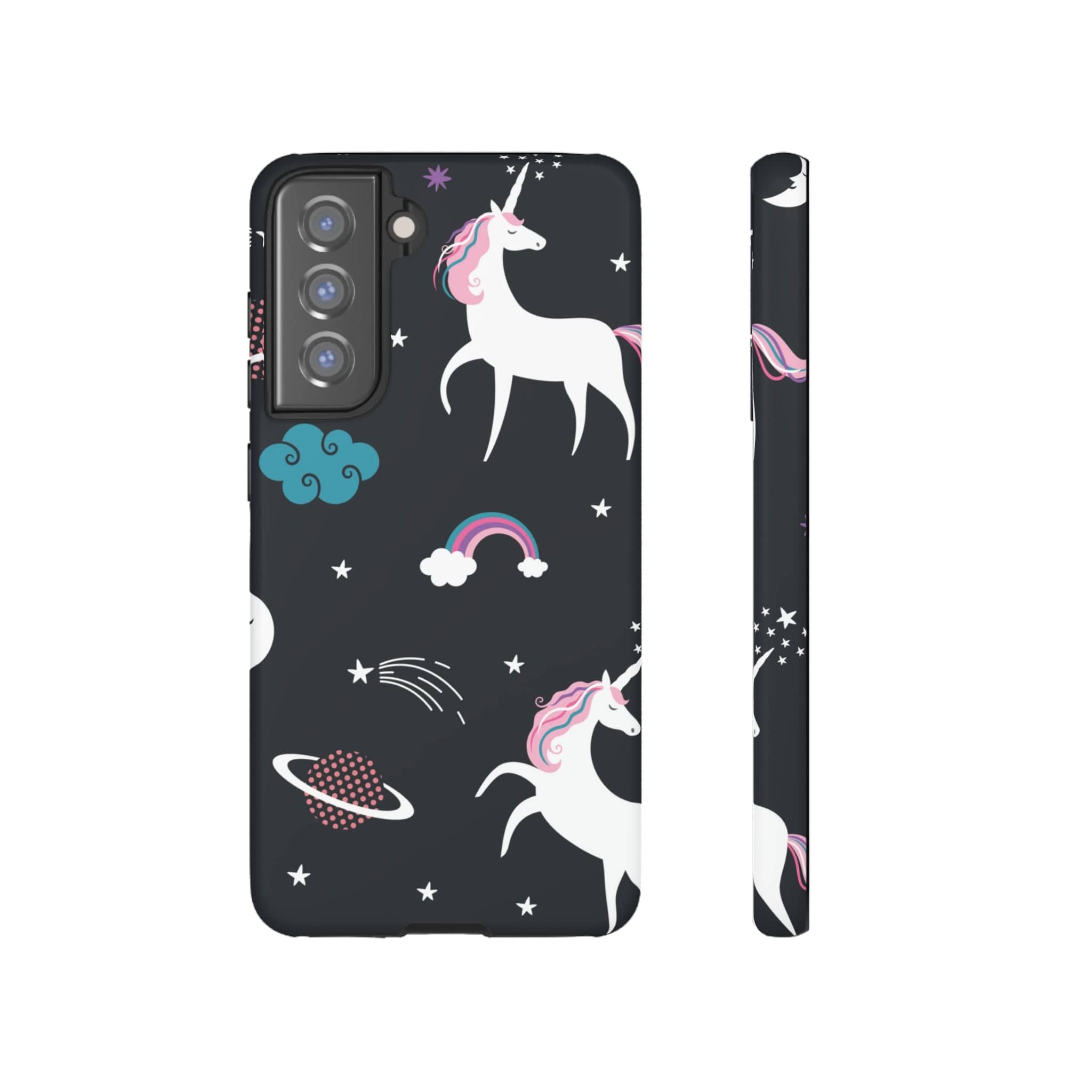 CASEBOB Phone Case Samsung Galaxy S21 FE / Matte Unicorn Android Case (Protective)