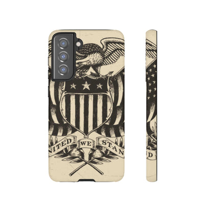 CASEBOB Phone Case Samsung Galaxy S21 FE / Matte Vintage American Eagle Android Case (Protective)