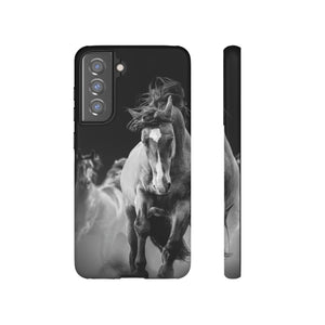 CASEBOB Phone Case Samsung Galaxy S21 FE / Matte Wild Horses Android Case (Protective)