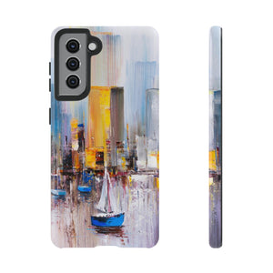 CASEBOB Phone Case Samsung Galaxy S21 / Glossy Manhattan Beach Android Case (Protective)