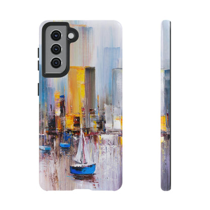 CASEBOB Phone Case Samsung Galaxy S21 / Glossy Manhattan Beach Android Case (Protective)