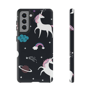 CASEBOB Phone Case Samsung Galaxy S21 / Glossy Unicorn Android Case (Protective)