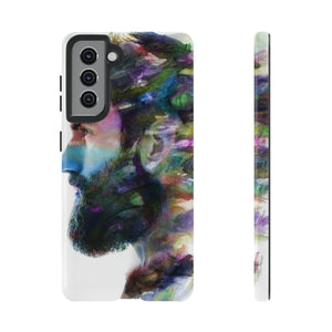 CASEBOB Phone Case Samsung Galaxy S21 / Glossy Watercolor Portrait Android Case (Protective)