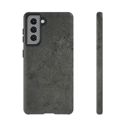 CASEBOB Phone Case Samsung Galaxy S21 / Matte Steel Grey Granite Android Case (Protective)