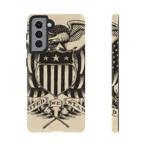 CASEBOB Phone Case Samsung Galaxy S21 / Matte Vintage American Eagle Android Case (Protective)