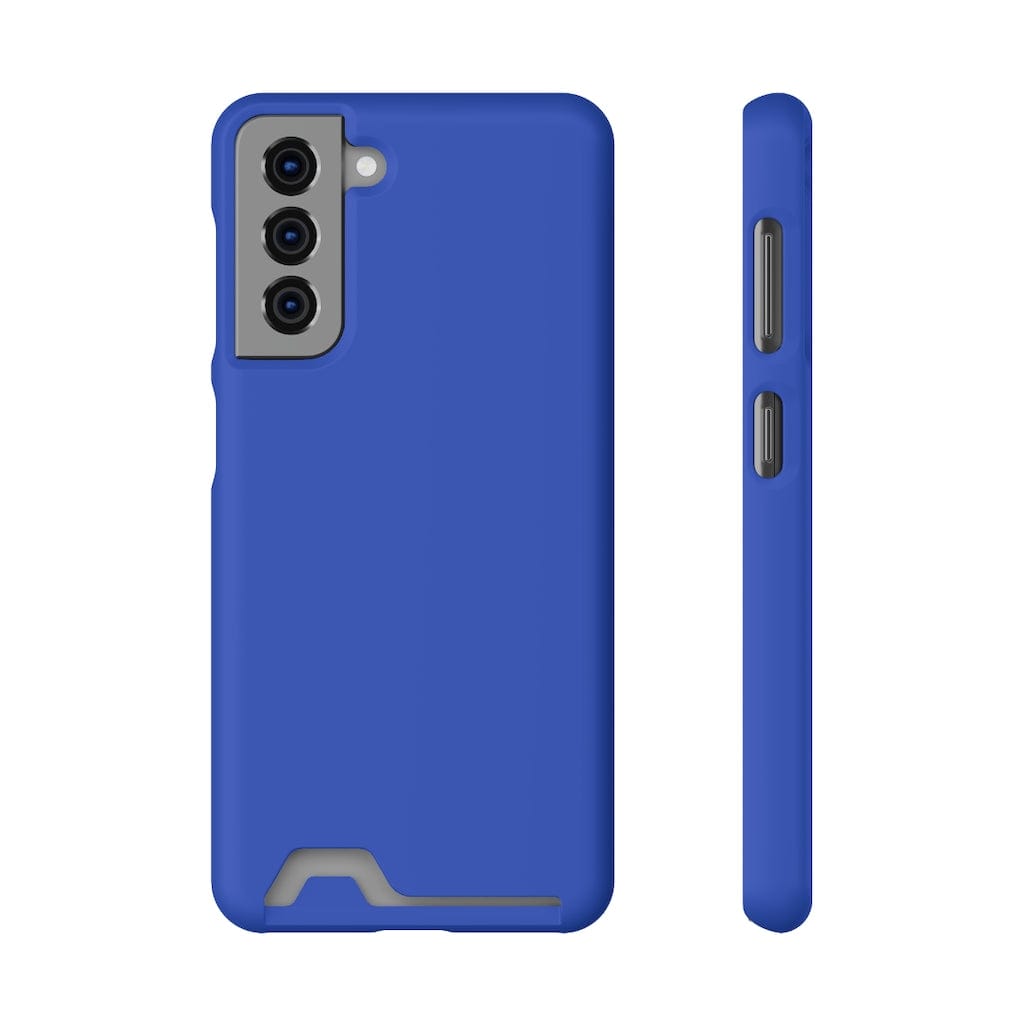 CASEBOB Phone Case Samsung Galaxy S21 / Matte / Without gift packaging Cerulean Blue Samsung Case (Card)