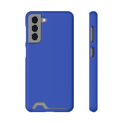 CASEBOB Phone Case Samsung Galaxy S21 / Matte / Without gift packaging Cerulean Blue Samsung Case (Card)