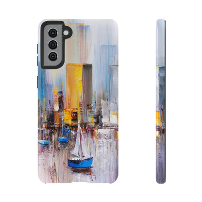 CASEBOB Phone Case Samsung Galaxy S21 Plus / Glossy Manhattan Beach Android Case (Protective)