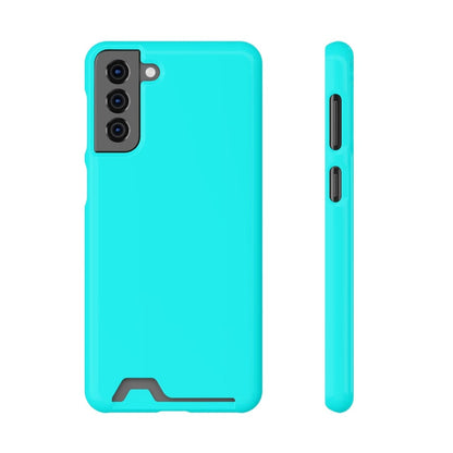 CASEBOB Phone Case Samsung Galaxy S21 Plus / Glossy / Without gift packaging Aqua Android Case (Card)