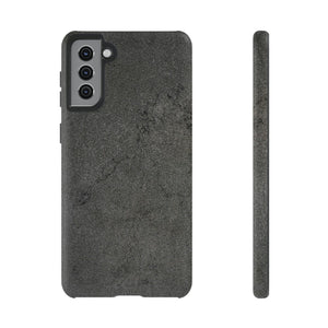 CASEBOB Phone Case Samsung Galaxy S21 Plus / Matte Steel Grey Granite Android Case (Protective)