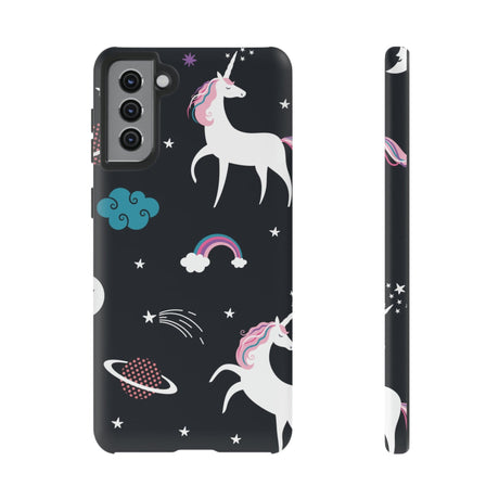 CASEBOB Phone Case Samsung Galaxy S21 Plus / Matte Unicorn Android Case (Protective)