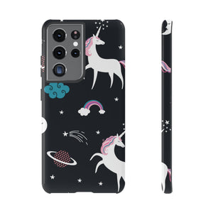 CASEBOB Phone Case Samsung Galaxy S21 Ultra / Glossy Unicorn Android Case (Protective)