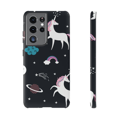 CASEBOB Phone Case Samsung Galaxy S21 Ultra / Glossy Unicorn Android Case (Protective)