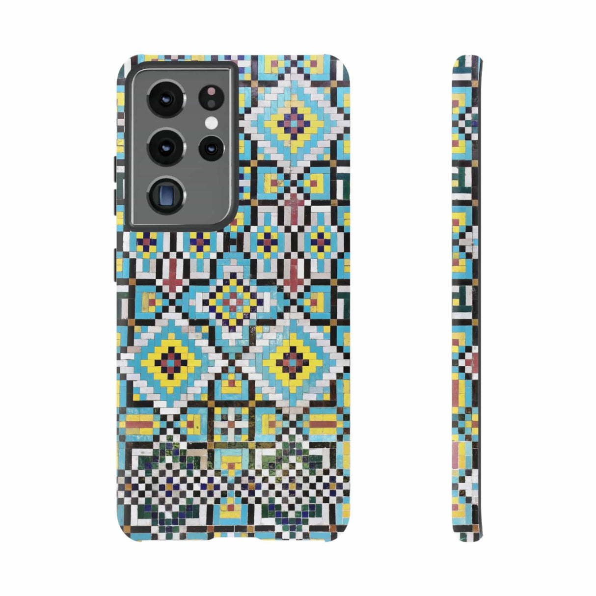 CASEBOB Phone Case Samsung Galaxy S21 Ultra / Matte Mosaic Golestan Android Case (Protective)