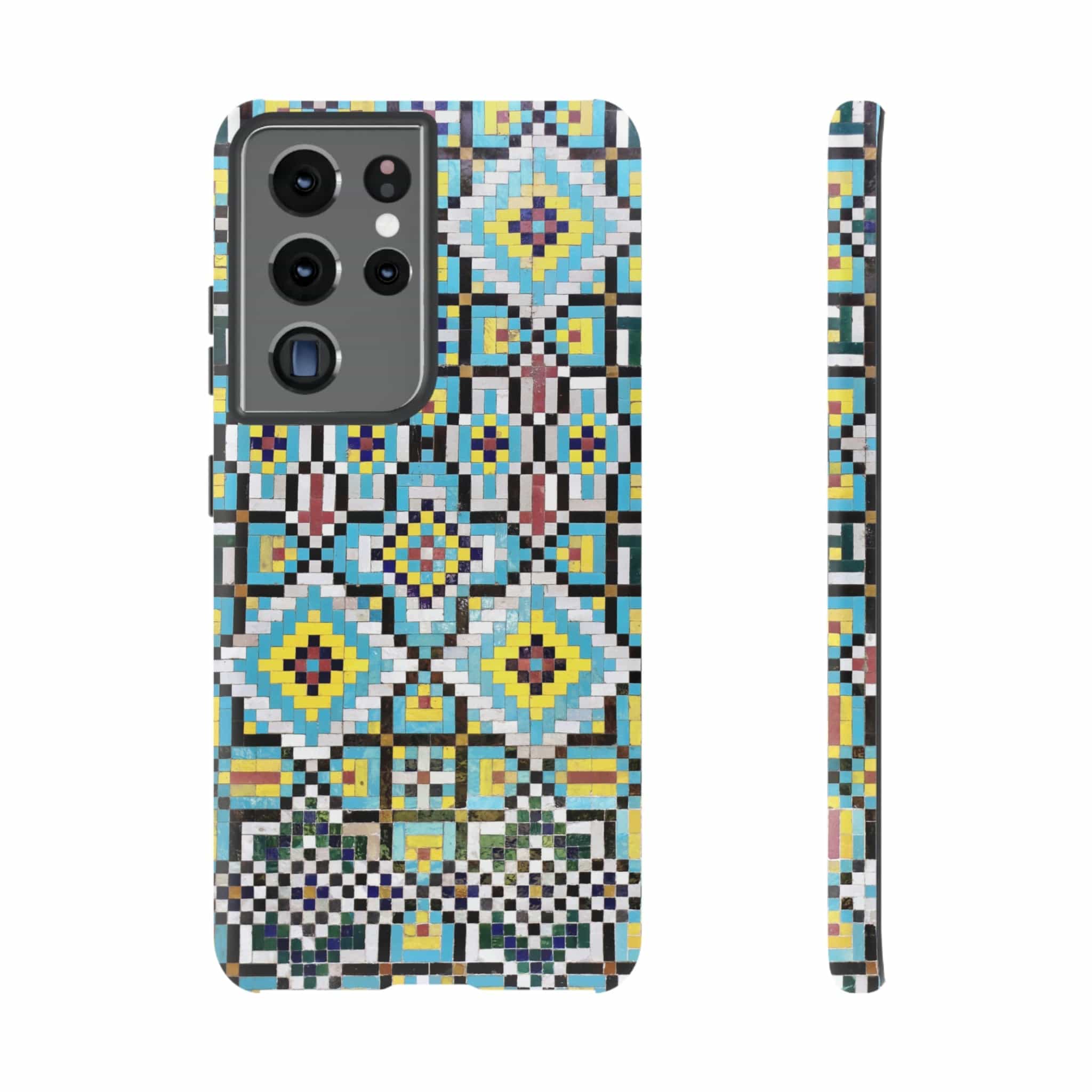 CASEBOB Phone Case Samsung Galaxy S21 Ultra / Matte Mosaic Golestan Android Case (Protective)