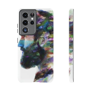 CASEBOB Phone Case Samsung Galaxy S21 Ultra / Matte Watercolor Portrait Android Case (Protective)