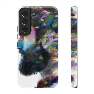 CASEBOB Phone Case Samsung Galaxy S22 / Glossy Watercolor Portrait Android Case (Protective)