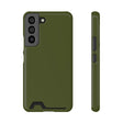 CASEBOB Phone Case Samsung Galaxy S22 / Glossy / Without gift packaging Army Green Android Case (Card)