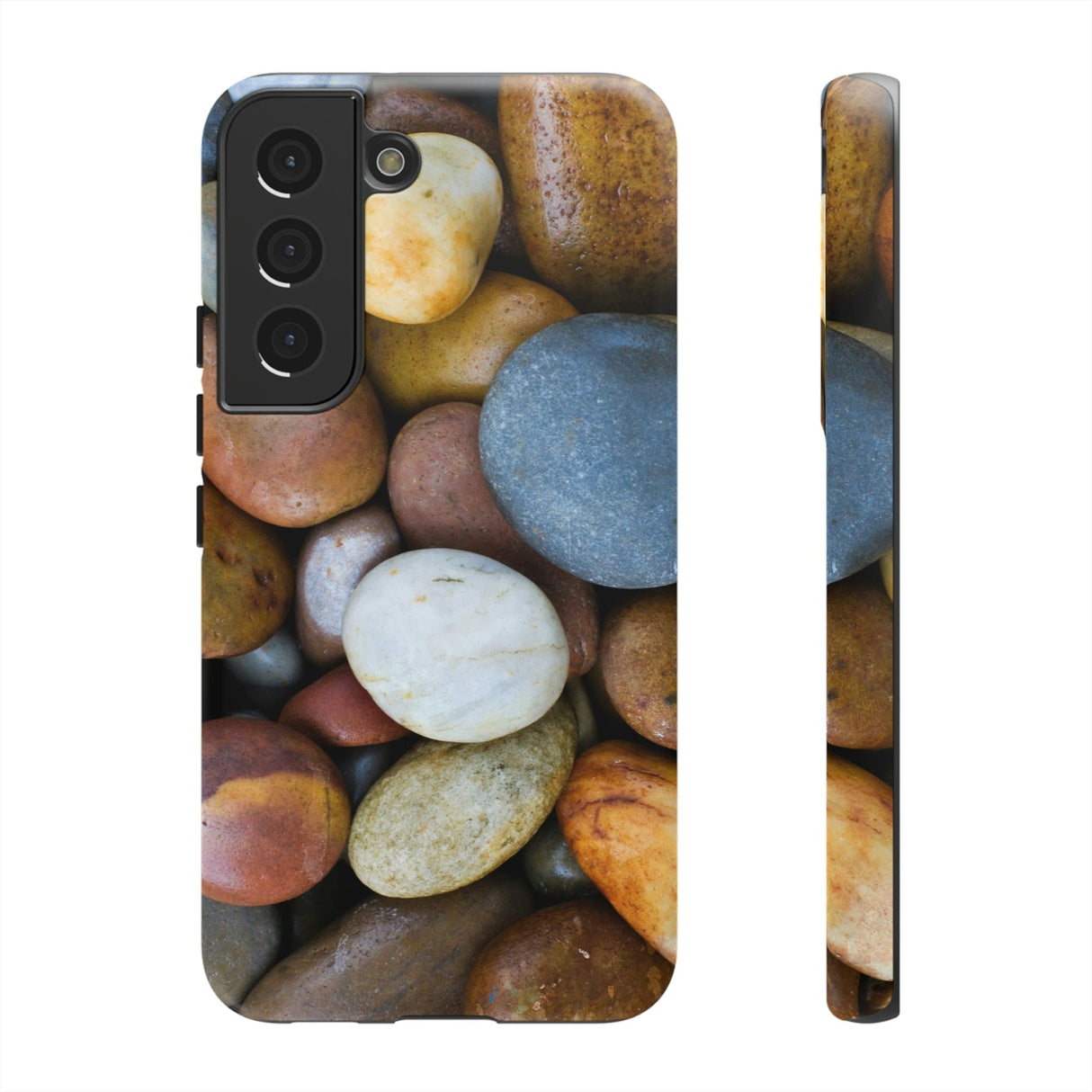 CASEBOB Phone Case Samsung Galaxy S22 / Matte Tumbled Stones Android Case (Protective)