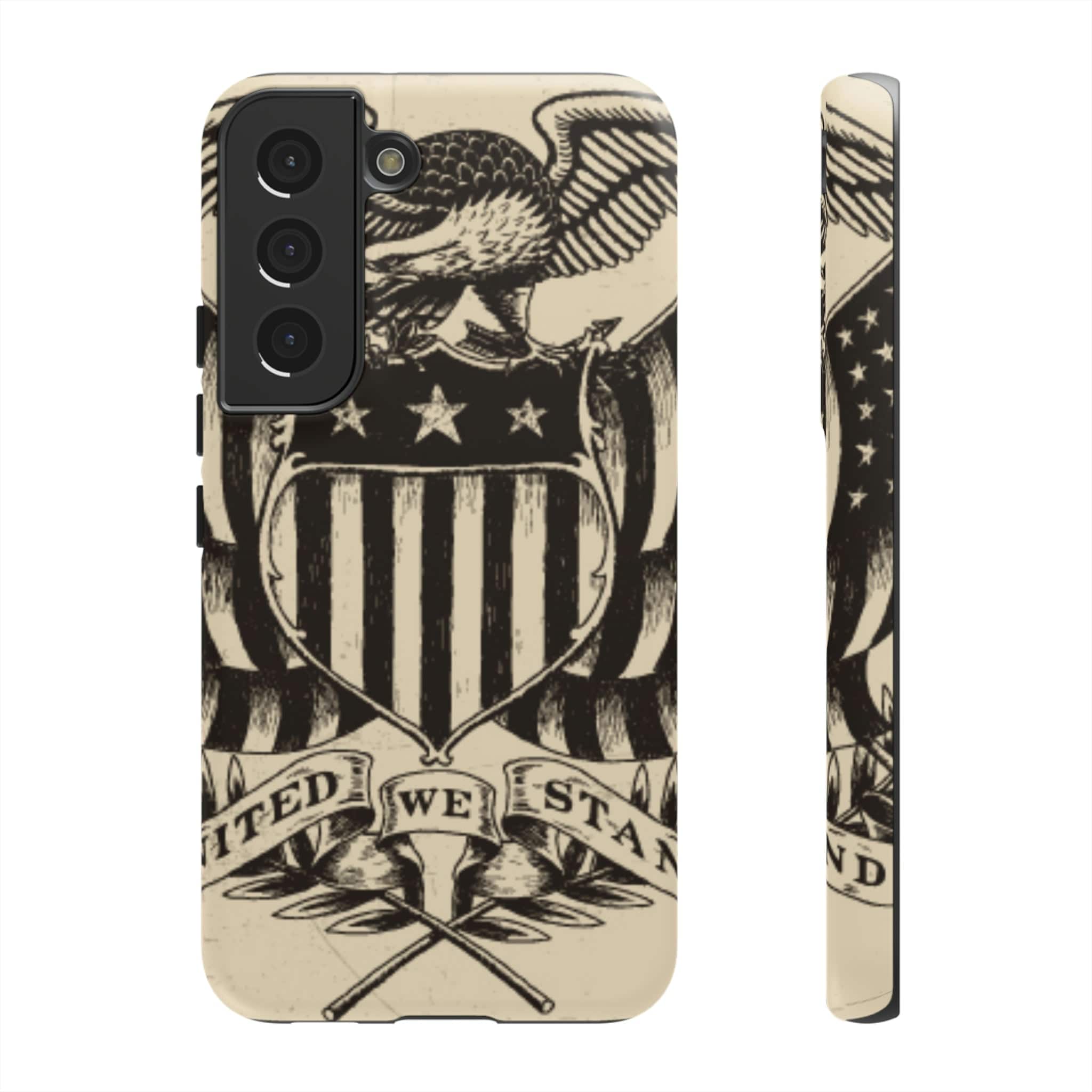 CASEBOB Phone Case Samsung Galaxy S22 / Matte Vintage American Eagle Android Case (Protective)