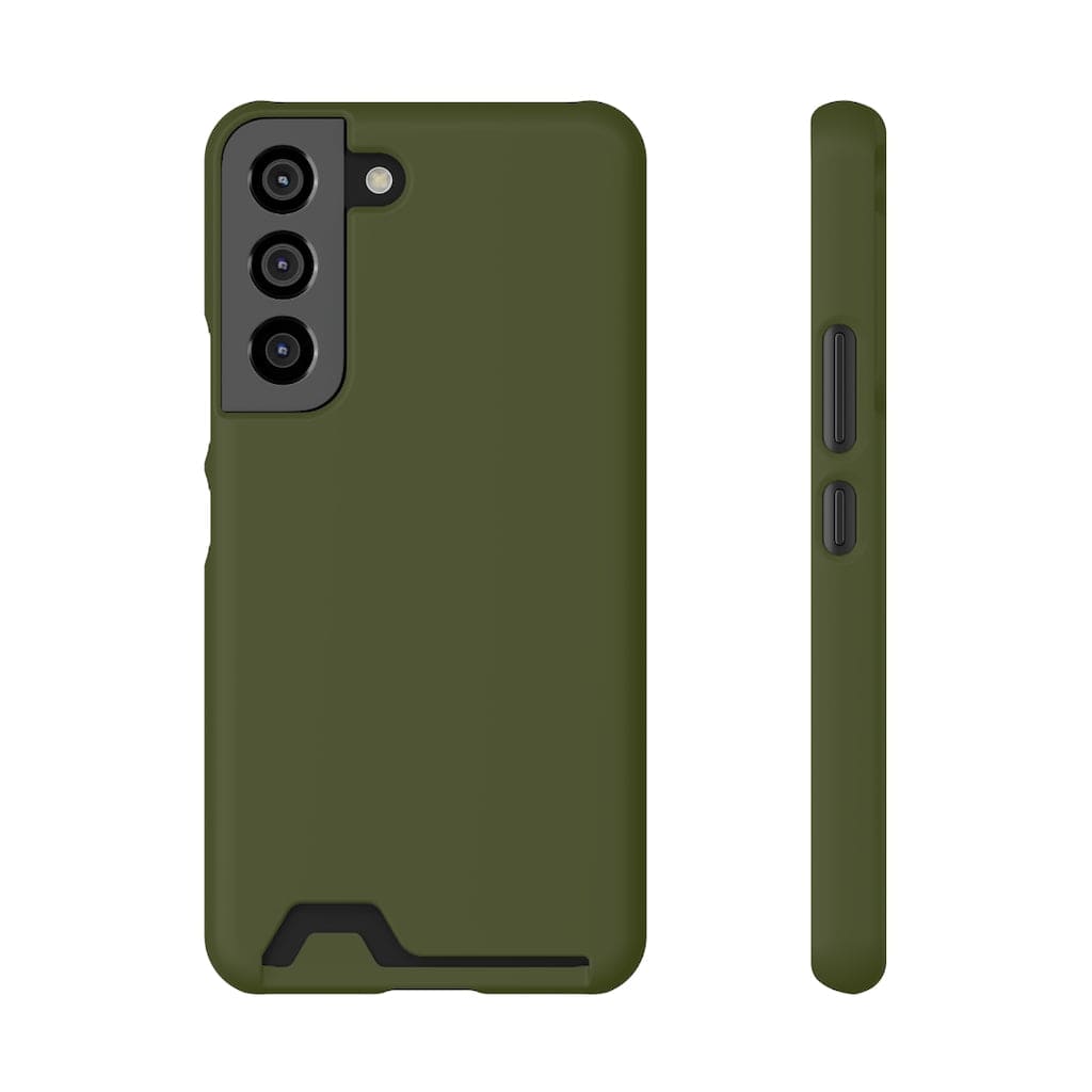 CASEBOB Phone Case Samsung Galaxy S22 / Matte / Without gift packaging Army Green Android Case (Card)