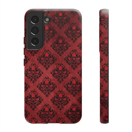 CASEBOB Phone Case Samsung Galaxy S22 / Matte Zimse Gothic Flower Samsung Case (Protective)