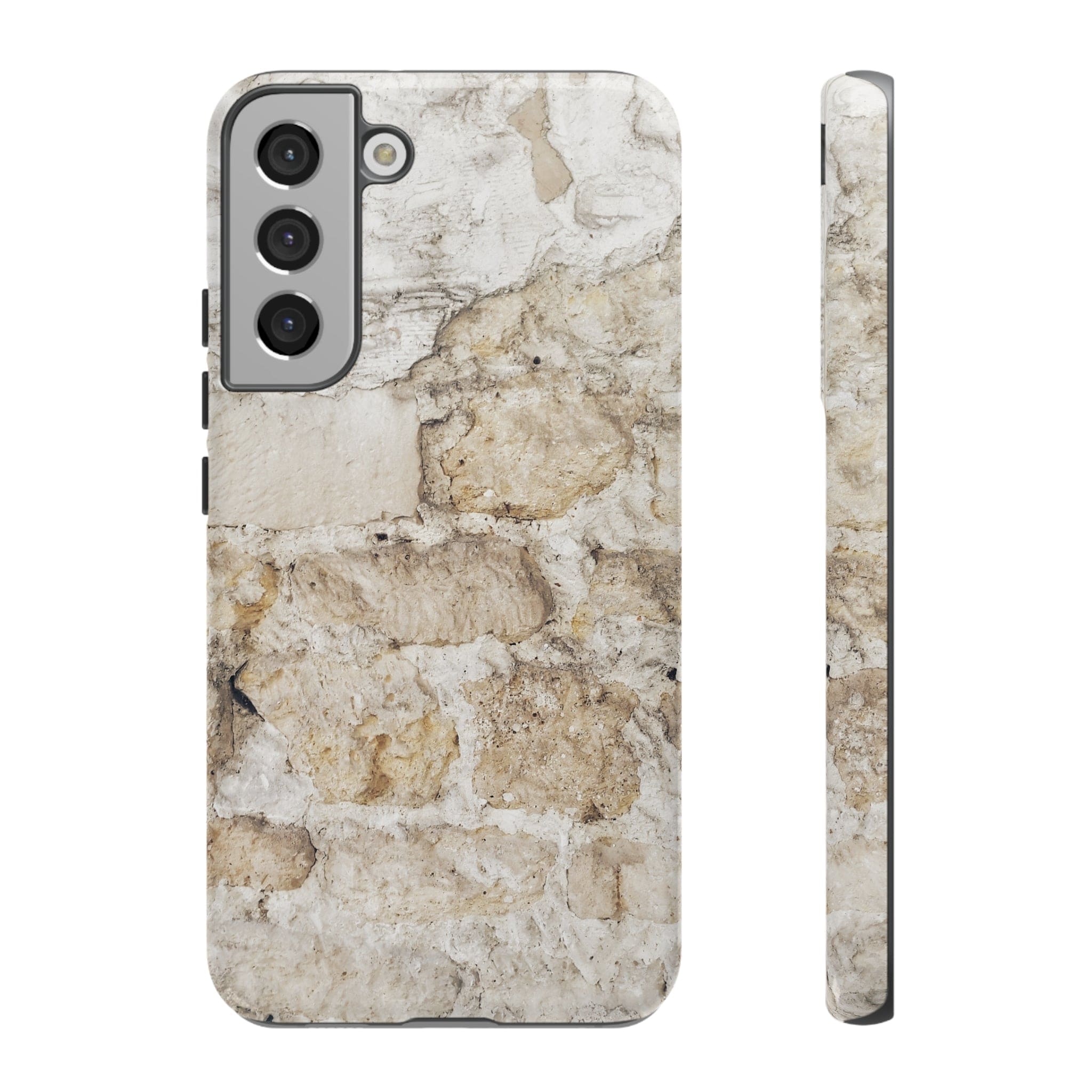 CASEBOB Phone Case Samsung Galaxy S22 Plus / Glossy Abstract Brick Samsung Case (Protective)