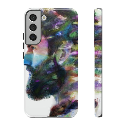 CASEBOB Phone Case Samsung Galaxy S22 Plus / Glossy Watercolor Portrait Android Case (Protective)