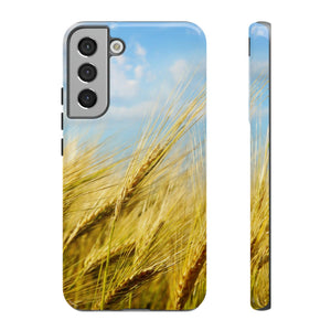 CASEBOB Phone Case Samsung Galaxy S22 Plus / Glossy Wheat Field Android Case (Protective)