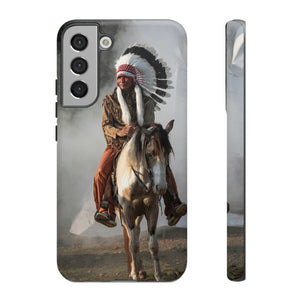 CASEBOB Phone Case Samsung Galaxy S22 Plus / Matte Indian Cheif Android Case (Protective)