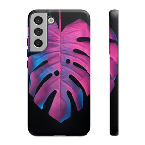 CASEBOB Phone Case Samsung Galaxy S22 Plus / Matte Tropical Palm Leaves Android Case (Protective)