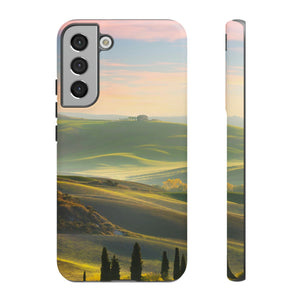 CASEBOB Phone Case Samsung Galaxy S22 Plus / Matte Tuscany Sundown Android Case (Protective)