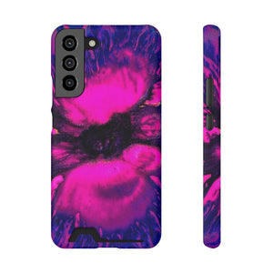 CASEBOB Phone Case Samsung Galaxy S22 Plus / Matte / With gift packaging Deep Pink Ink Art Android Case (Card)