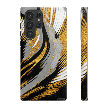 CASEBOB Phone Case Samsung Galaxy S22 Ultra / Glossy Agate Crystal Android Case (Protective)