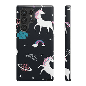 CASEBOB Phone Case Samsung Galaxy S22 Ultra / Glossy Unicorn Android Case (Protective)