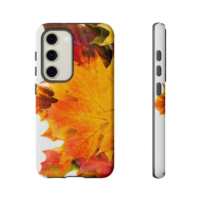 CASEBOB Phone Case Samsung Galaxy S23 / Matte Autumn Maple Leaf Android Case (Protective)