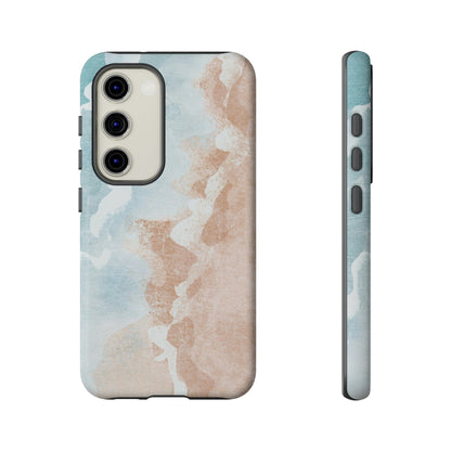 CASEBOB Phone Case Samsung Galaxy S23 / Matte Boho Sea Beach Android Case (Protective)