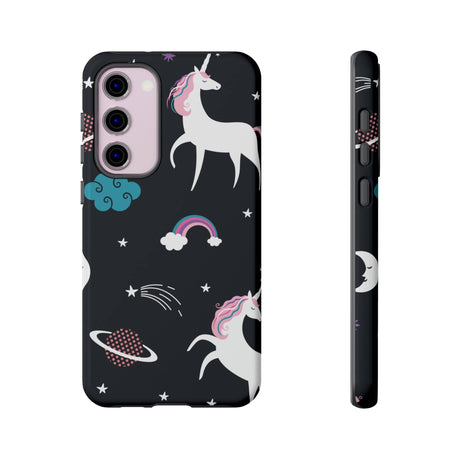 CASEBOB Phone Case Samsung Galaxy S23 Plus / Glossy Unicorn Android Case (Protective)