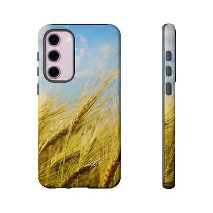 CASEBOB Phone Case Samsung Galaxy S23 Plus / Glossy Wheat Field Android Case (Protective)