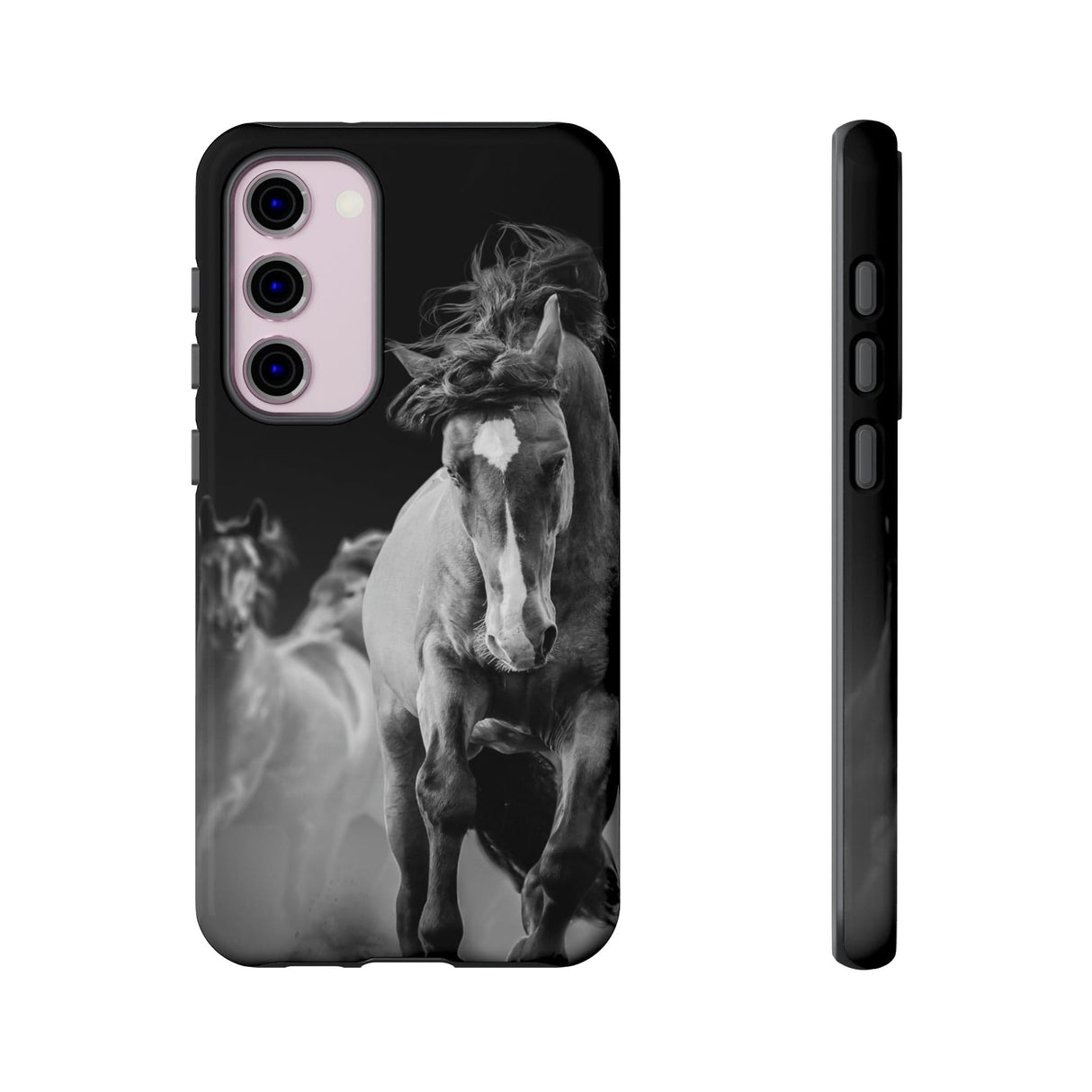 CASEBOB Phone Case Samsung Galaxy S23 Plus / Glossy Wild Horses Android Case (Protective)