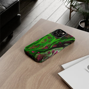 CASEBOB Phone Case Toxic Green Ink Art iPhone Case (Protective)