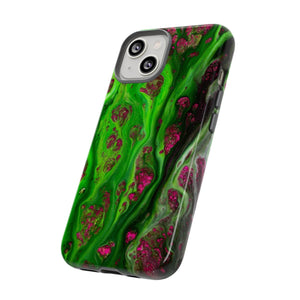 CASEBOB Phone Case Toxic Green Ink Art iPhone Case (Protective)