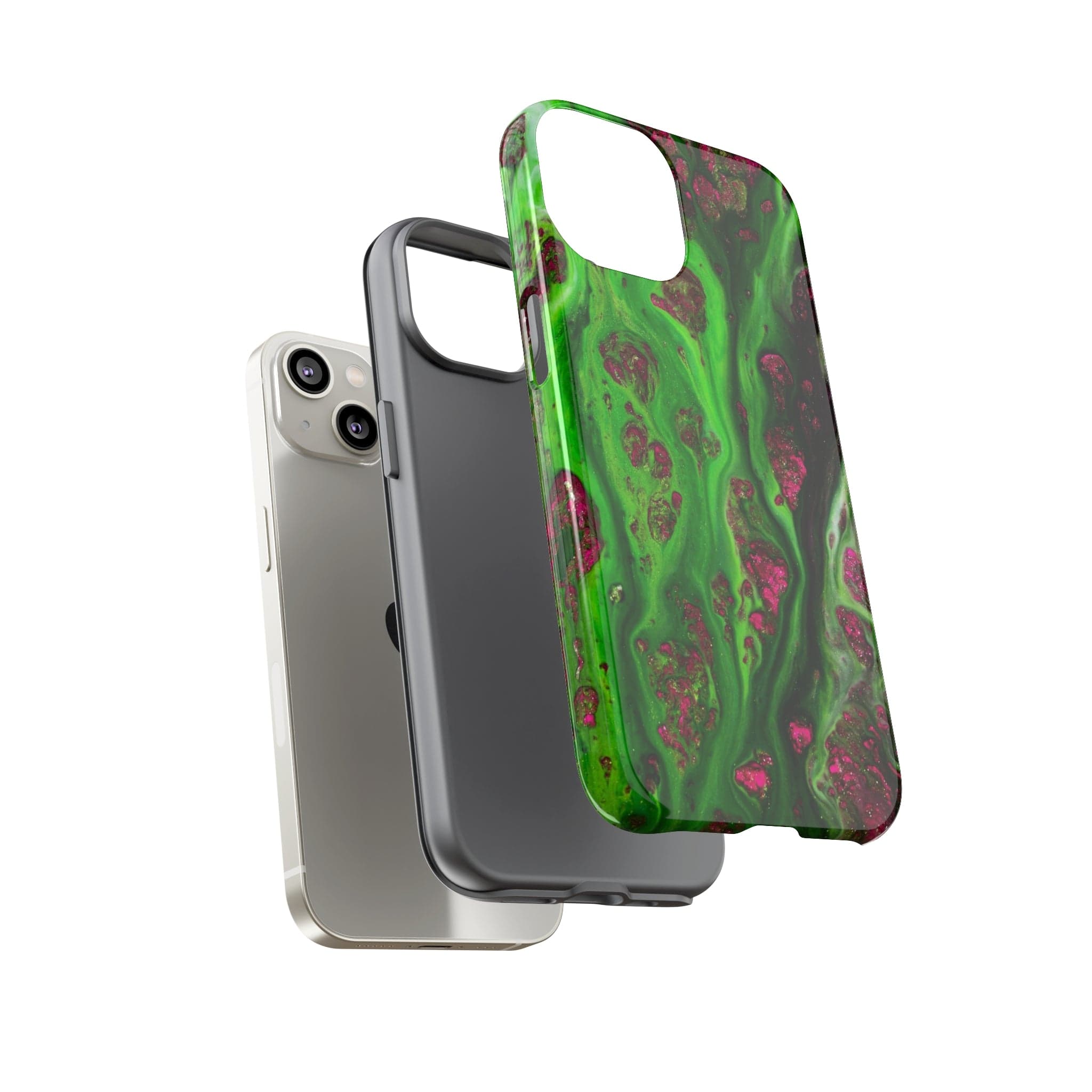 CASEBOB Phone Case Toxic Green Ink Art iPhone Case (Protective)