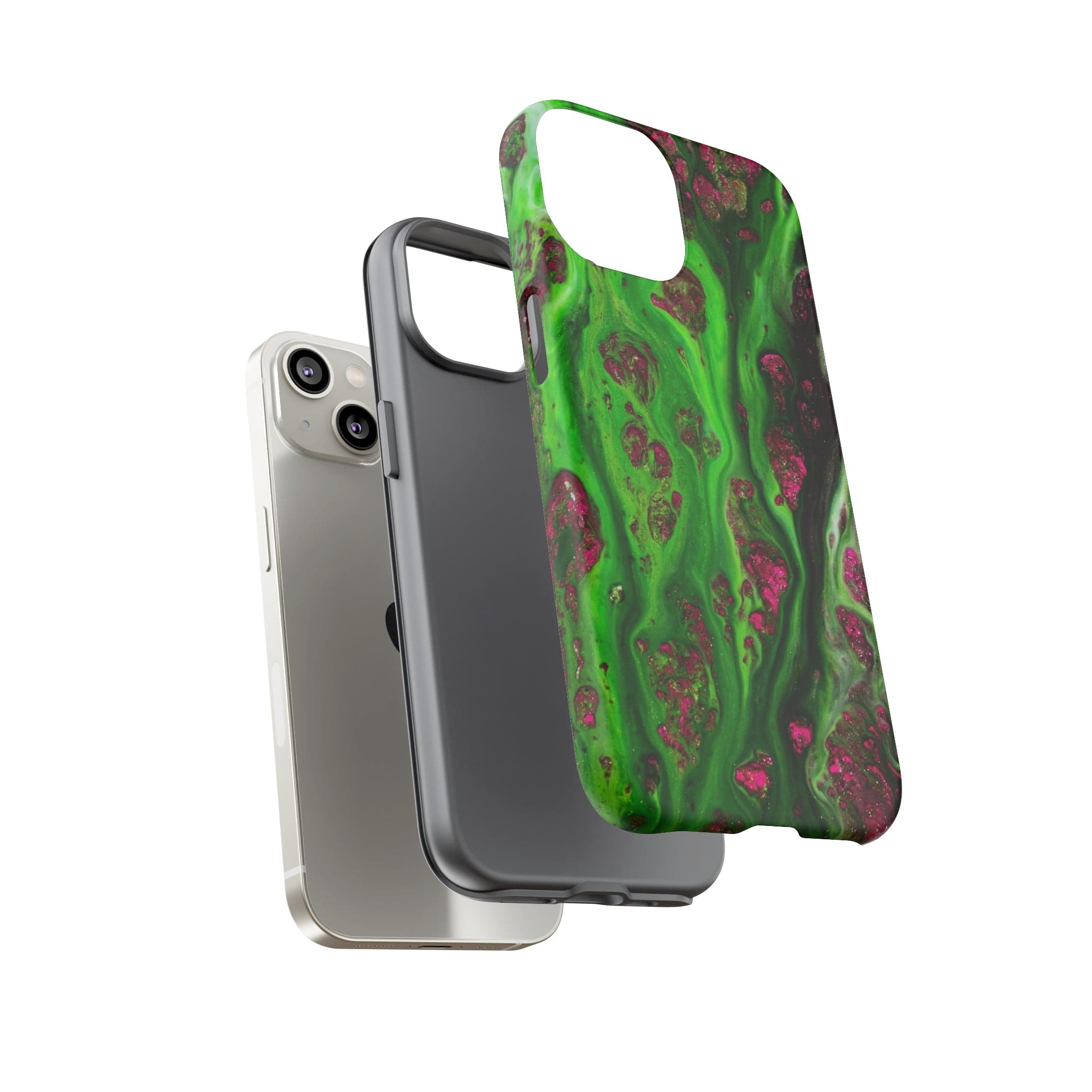 CASEBOB Phone Case Toxic Green Ink Art iPhone Case (Protective)